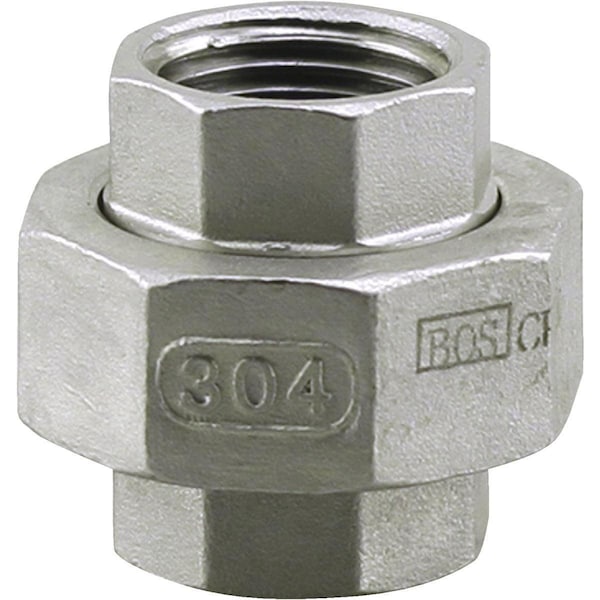 Plumbeeze PLUMB-EEZE 1-1/4 In. FIP Stainless Steel Union U2-SSU-12 - main